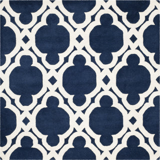 Safavieh Chatham 762 Dark Blue/Ivory Area Rug Square