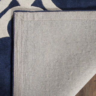 Safavieh Chatham 762 Dark Blue/Ivory Area Rug Backing