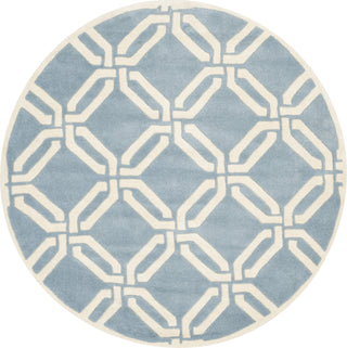 Safavieh Chatham 763 Blue/Ivory Area Rug Round