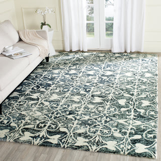 Safavieh Chatham 765 Charcoal/Ivory Area Rug Room Scene