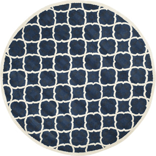 Safavieh Chatham Cht821 Blue/Ivory Area Rug Round