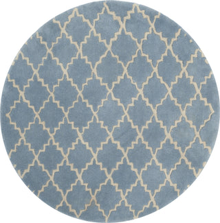 Safavieh Chatham Cht930 Blue Grey Area Rug Round