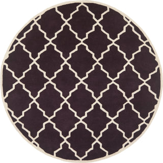 Safavieh Chatham Cht940 Dark Purple Area Rug Round