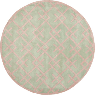 Safavieh Chatham Cht941 Green Area Rug Round