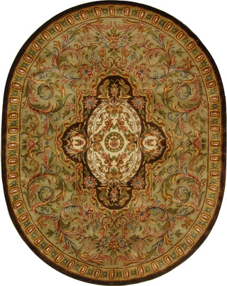 Safavieh Classic Cl220 Beige/Olive Area Rug 