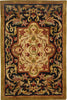 Safavieh Classic Cl220 Black/Beige Area Rug 