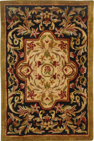 Safavieh Classic Cl220 Black/Beige Area Rug 