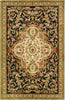 Safavieh Classic Cl220 Black/Beige Area Rug 