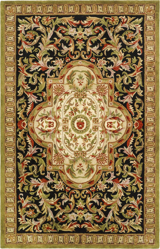 Safavieh Classic Cl220 Black/Beige Area Rug 