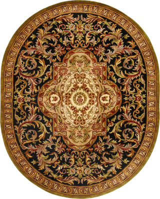 Safavieh Classic Cl220 Black/Beige Area Rug 