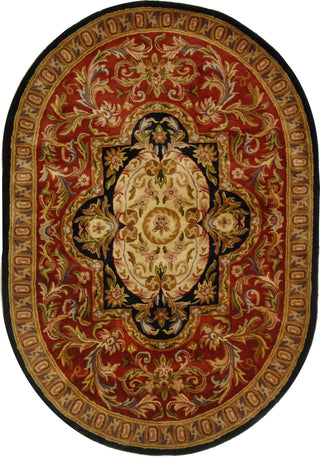 Safavieh Classic Cl220 Red/Black Area Rug 