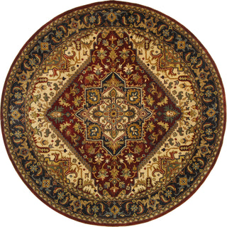 Safavieh Classic Cl225 Assorted/Red Area Rug Round