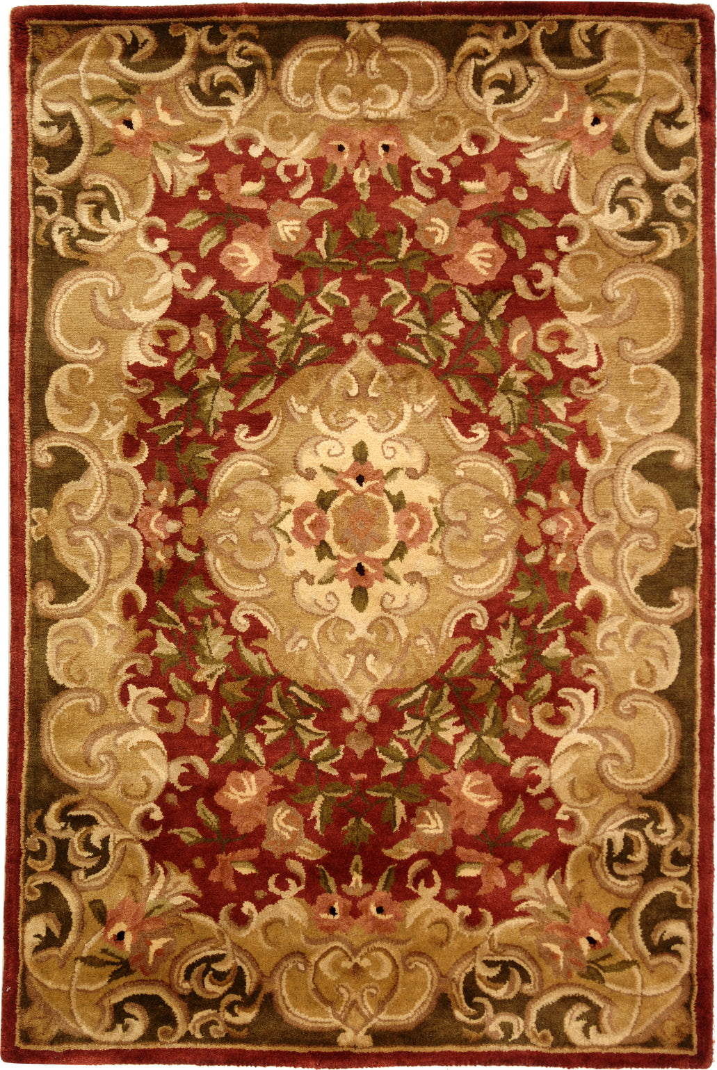 Safavieh Classic Cl234 Rust/Green Area Rug – Incredible Rugs and Decor
