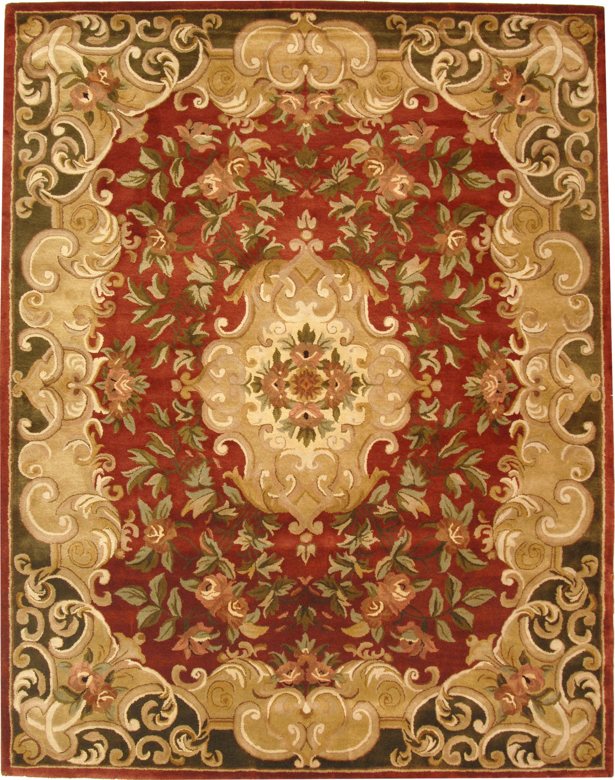 Safavieh Classic Cl234 Rust/Green Area Rug – Incredible Rugs and Decor