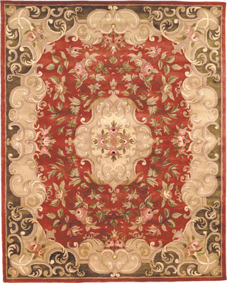 Safavieh Classic Cl234 Rust/Green Area Rug 