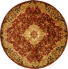 Safavieh Classic Cl234 Rust/Green Area Rug Round