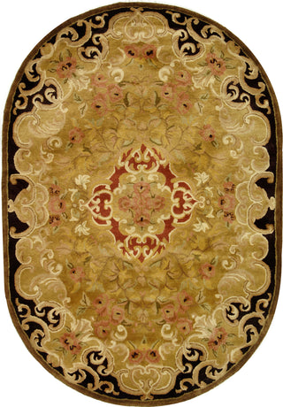 Safavieh Classic Cl234 Gold/Cola Area Rug 