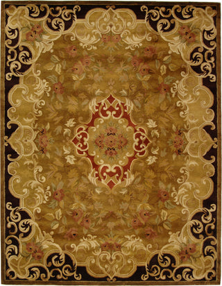 Safavieh Classic Cl234 Gold/Cola Area Rug 