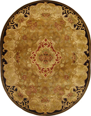 Safavieh Classic Cl234 Gold/Cola Area Rug 