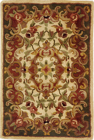 Safavieh Classic Cl234 Ivory/Green Area Rug 