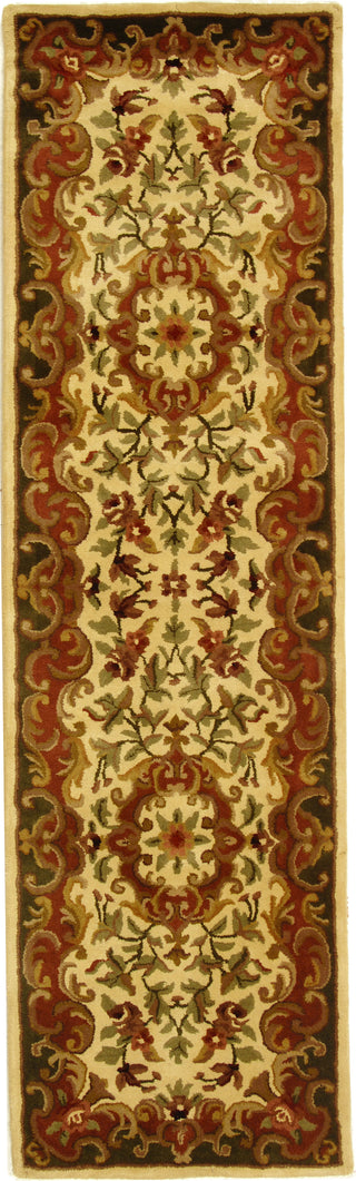 Safavieh Classic Cl234 Ivory/Green Area Rug Runner