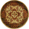 Safavieh Classic Cl234 Ivory/Green Area Rug Round