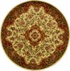 Safavieh Classic Cl234 Ivory/Green Area Rug Round