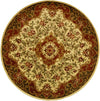 Safavieh Classic Cl234 Ivory/Green Area Rug Round