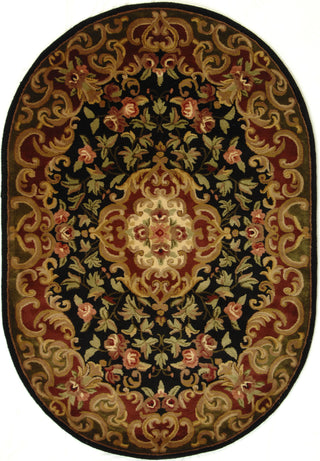 Safavieh Classic Cl234 Black/Green Area Rug 