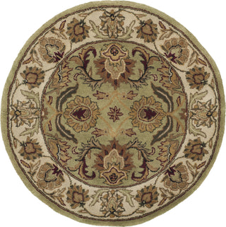 Safavieh Classic Cl239 Green/Ivory Area Rug Round