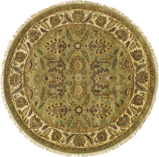 Safavieh Classic Cl239 Green/Ivory Area Rug Round