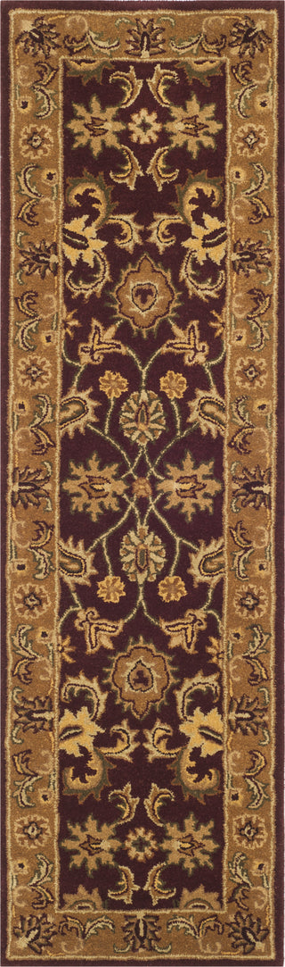 Safavieh Classic Cl244 Burgundy/Gold Area Rug Runner