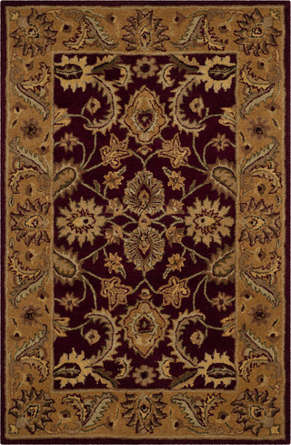 Safavieh Classic Cl244 Burgundy/Gold Area Rug Main