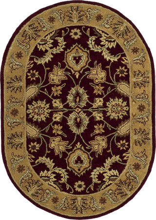 Safavieh Classic Cl244 Burgundy/Gold Area Rug 