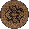 Safavieh Classic Cl244 Dark Plum/Gold Area Rug Round