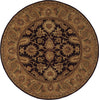 Safavieh Classic Cl244 Dark Plum/Gold Area Rug Round