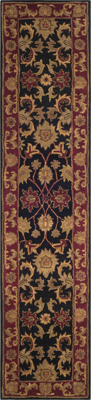 Safavieh Classic Cl244 Black/Burgundy Area Rug 