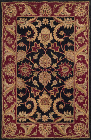 Safavieh Classic Cl244 Black/Burgundy Area Rug Main