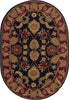 Safavieh Classic Cl244 Black/Burgundy Area Rug 