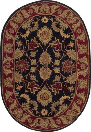 Safavieh Classic Cl244 Black/Burgundy Area Rug 