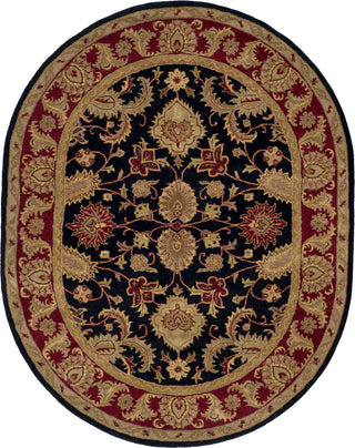 Safavieh Classic Cl244 Black/Burgundy Area Rug 