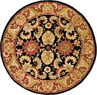 Safavieh Classic Cl244 Black/Burgundy Area Rug 
