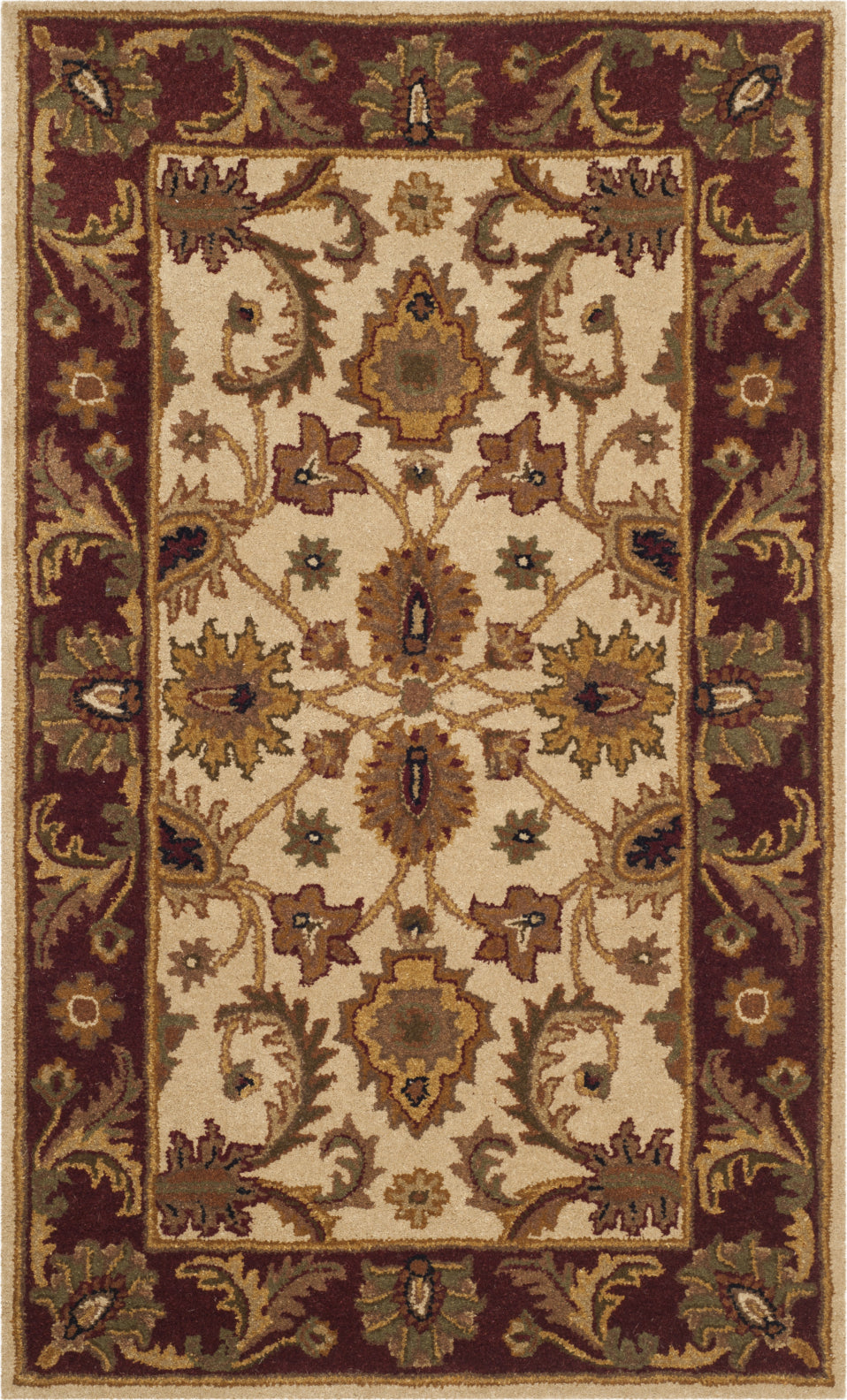 Safavieh Classic Cl244 Ivory/Red Area Rug main image