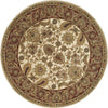Safavieh Classic Cl244 Ivory/Red Area Rug Round