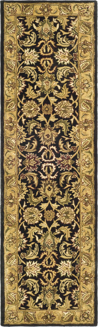 Safavieh Classic Cl252 Black/Gold Area Rug Runner