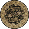 Safavieh Classic Cl252 Black/Gold Area Rug Round