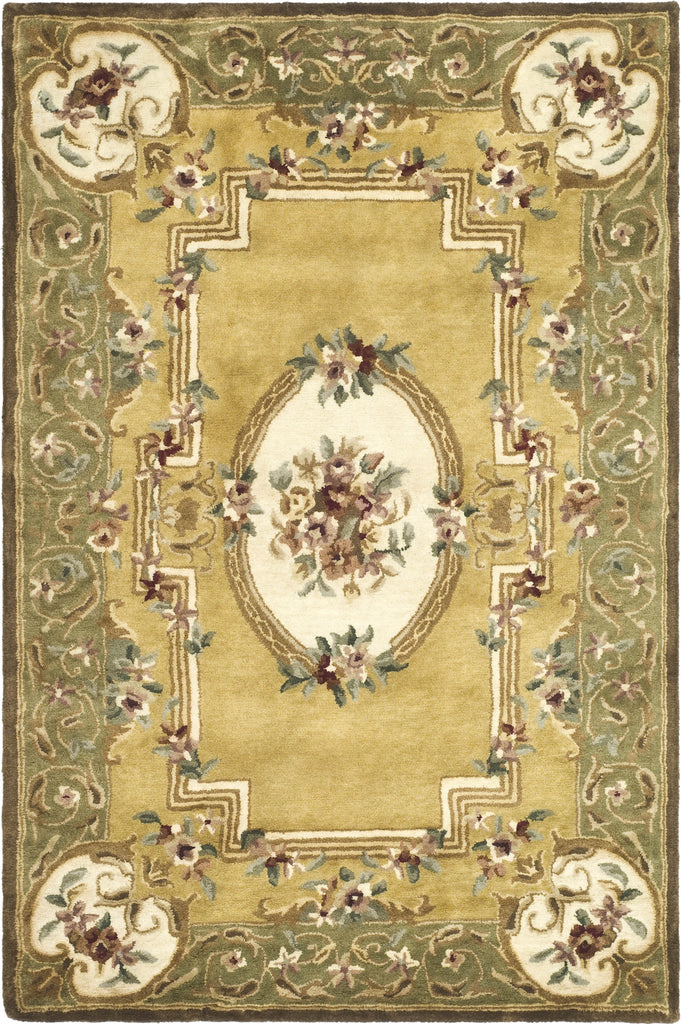 Safavieh Classic Cl280 Light Gold/Green Area Rug main image