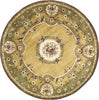 Safavieh Classic Cl280 Light Gold/Green Area Rug Round