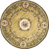 Safavieh Classic Cl280 Light Gold/Green Area Rug Round