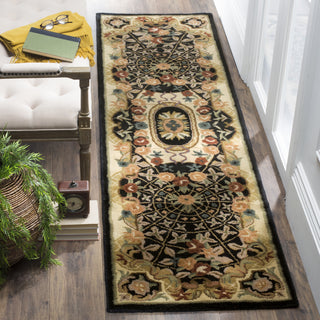 Safavieh Classic Cl304 Black/Gold Area Rug Room Scene Feature